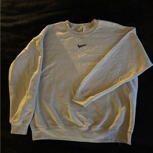 Nike Men's Cream Crewneck Sweater